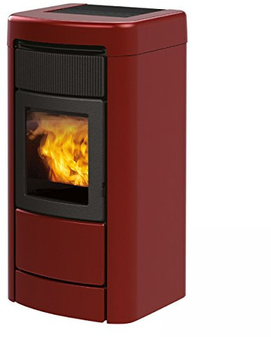 Italiana Camini E805260 ITC Layma Idro 18 kW Wasserführender Pelletofen Stahl Bordeaux/A+
