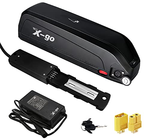 X-go E-Bike Batteria 36V / 48V, 10Ah / 13Ah / 15Ah, Elektrofahrrad Batteria für 50W-1000W Für Elektrofahrräder Hailong Lithium Li-ion Batterie