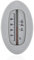 Reer Thermomètre de bain pour bébé - Motif monde sous-marin - Gris