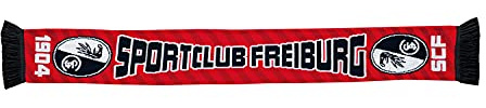 Birsppy SC Freiburg Schal Diagonal/Streifen/scarf/rassis/viciado Fanschal