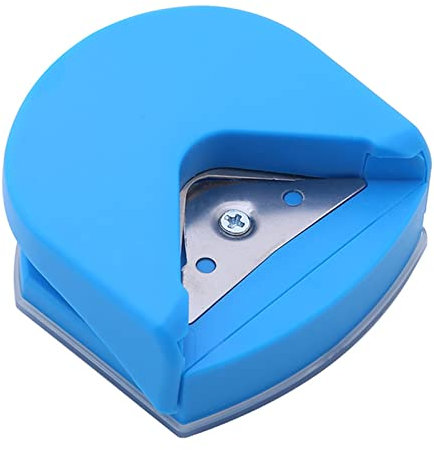 SCALZE Papierschneider Mini Tragbare Ecke Runder Papier Punch Card Foto Cutter DIY Craft Scrapbooking Tools Maschine Papierschneider Worklion papierschneider (Size : Blue)