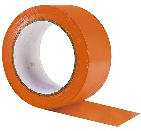 SHOP-STORY - Cinta adhesiva de construcción multiusos, enmascaramiento reparación - PVC naranja - 33 m x 50 mm - BTP, edificio, trabajos de enlucido, pintura, aislante