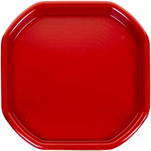 M1SS Small Octagonal Mixing Tray - 70cm x 70cm, Concrete & Mortar Mixing Tray, Kids Messy Activities, Plastic Tuff Spot Board, Water & Sand Activities, Plastering (Set Of 1, Red)
