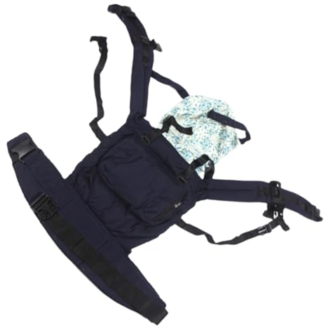 ibasenice Babytragehilfe Aus Baumwolle Verstellbar Für Kleinkinder Tragetuch Vorne Und Hinten Tragbar Bequemer Rucksack-tragestyle Mit Kapuze Für Babysicherheit