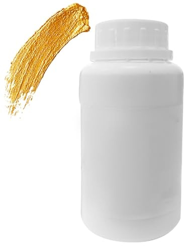 Syengery Goldfarbe zum Basteln, Goldfarbe für Metall,Wasserbasierte Gold-Bastelflüssigkeit | Langlebige Goldfolienfarbe auf Wasserbasis, Goldmalflüssigkeit auf Wasserbasis