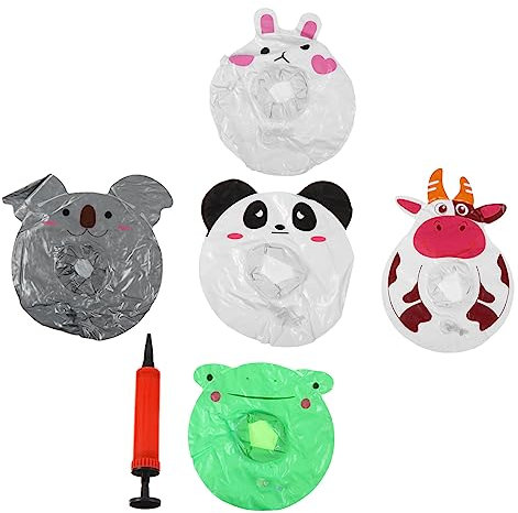 ifundom Portavasos Inflables Portavasos Flotantes para Fiestas Acuáticas Diseño De Animales De Dibujos Animados para Piscina