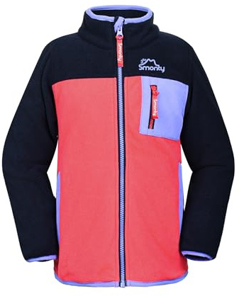 SMONTY Kinder Fleece Jacke, weiche warme Layering-Jacke mit Reißverschluss,leichte Jacke für Jungen und Mädchen.