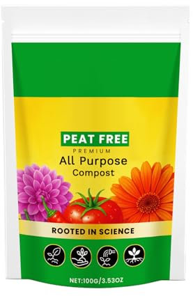 Terriccio Universale,Substrato per Orto e Piante in Vaso - Miscela Organica Con Fertilizzante Naturale Per Giardinaggio Cactus Bonsai E Coltivazione Piante