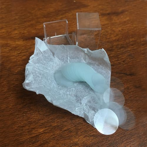 100 Teile/schachtel Durchmesser 4 5 6 8 10 12 13 14 15 16~35 mm Glas Mikroskop Deckglas Objektträger for Labor Medizinische Glas Runde Blank Objektträger(Square 20x20mm)