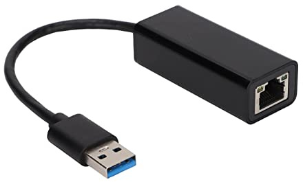 Denash Adaptador Ethernet Estable USB 3.0 a RJ45 Ethernet 1000mbit / S Switch LAN Adaptador para XP Vista OS X [Accesorios de TI]