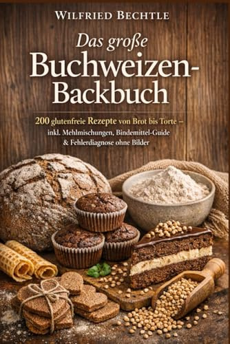 Das große Buchweizen-Backbuch: 200 glutenfreie Rezepte von Brot bis Torte – inkl. Mehlmischungen, Bindemittel-Guide & Fehlerdiagnose ohne Bilder