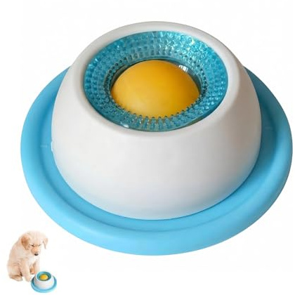 HRMGJH Schleckball - Pelota para perros y gatos, juguete interactivo y educativo para gatos, huevos de cocina que ralentiza la ingesta de alimentos