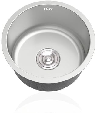 304 rostfritt stål diskho – undermonterad/toppmontering alternativ med bräddavlopp för kök eller husvagn, flera
