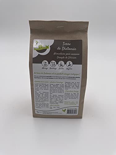 Eco-conseils - Terra di diatomee alimentare (per animali) 1 kg - Protezione e Insetticida Alimentare Biologico – Confezione 100% Ecologica