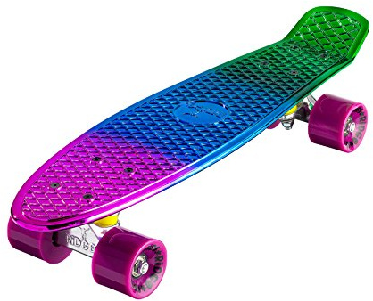 Ridge Skateboards 27 Zoll Cruiser Board Metallic Fades / 59 mm Rollen