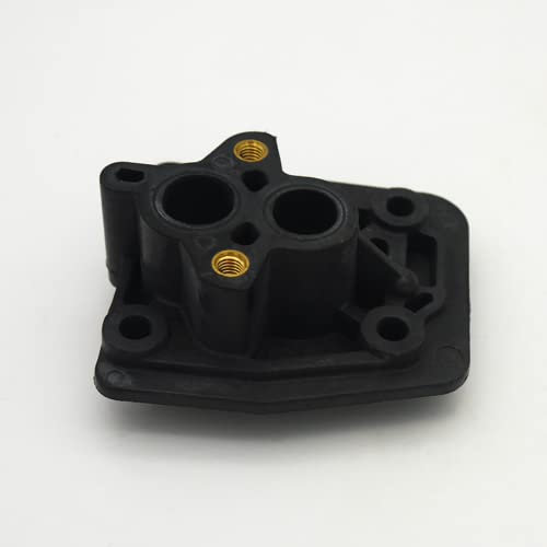 Luxuypon Colector de admisión aislante de carburador de repuesto compatible con Kawasaki TJ45 TJ45E KBL45A KBH45B adaptador de recortadora desbrozadora piezas de desbrozadora