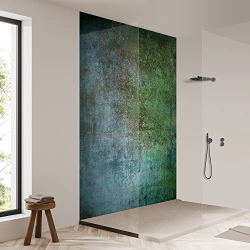 yourplate Duschrückwände mit individueller Größe (1 Rückwand – Premium Matt – st03) – Duschrückwand Alu mit Feuchtigkeitsschutz – Rückwand Dusche zur einfachen Montage