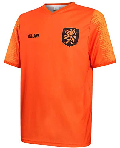 Niederländische Fußballnationalmannschaft Heimtrikot - Orange - Kinder und Erwachsene - Jungen - Sportsachen - Geschenk - Sport t Shirt - Sportbekleidung - Größe M