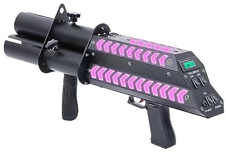MFYDPP Máquina Eléctrica De Cañón De Confeti, Pistola Blaster De Confeti, Tirador De Confeti Profesional para Eventos Especiales, Fiestas, Clubes, Bodas, Conciertos