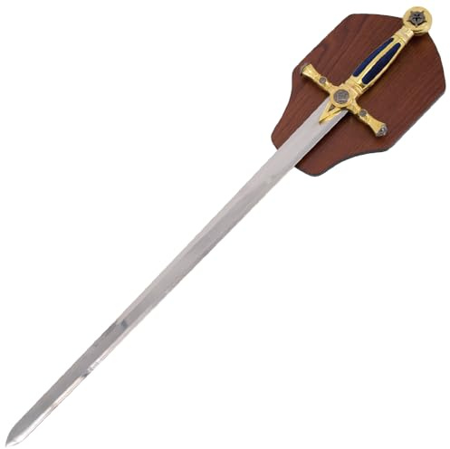 Schwert Freimaurer - Schwert - Metall Antike Krieger Sammlerstück Videospiel Fan Artikel Filmschhwert Deko Outdoor Rollenspiele Cosplay Fasching Gaming