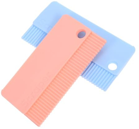 SEWOART 2pcs Silicone Pet Hair Remover Brush for Cats and Dogs Gentle Deshedding Grooming Tool Safe Skin Friendly Lint Comb for Removal and Home Cleaning