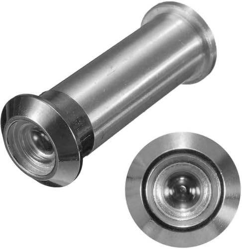 Ironmongery Solutions® Security Door Viewer Spy Hole – 160° Wide Angle – Polished Chrome Finish | Peephole Viewer for Front & Internal Doors