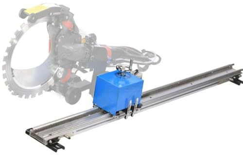 BEESOM Guida Taglio Sega Circolare,Guida Binario Sega Circolare,Binario Lineare 150 W,profondità Taglio Regolabile,Sollevamento con Un Pulsante,Binario Fisso,per Muri in Mattoni Rossi,Pavimenti 3m
