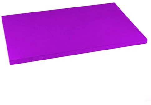 Planche à découper, planche à découper en plastique, planche à découper, en (XL ou XXL) (violet, (XXL) 40 x 60 x 2 cm)