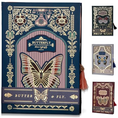 JanYoo Notizbuch A5, 224 Seiten Lined Vintage Journal Notebook Reisetagebuch,Notizheft mit Lesezeichen für Männer, Frauen, Schule, Büro, Künstler Schreiben (Blau)
