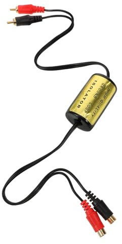OUNONA Rauschunterdrücker Für Car-Audio-erdungsisolator Audiofilter Reiner Einfache Installation