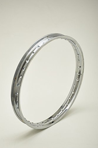 CERCHIO IN ACCIAIO CROMATO CHROMED STEEL WHEEL RIM 1.40 X 18 36 FORI