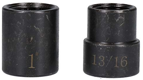 AB Tools 2pc 1/2 Drive Locking Wheel Nut Socket Remover Set (19-26mm)