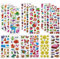 Willingood 3D Sticker Aufkleber Set für Kinder Mädchen 25 Verschiedene Blätter 600+ Geschwollen Stickers mit Dinosaur, Cars, Parteibevorzugungen, Mitgebsel Kindergeburtstag und Gastgeschenke