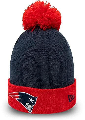 New Era Strick Wintermütze Bobble - New England Patriots