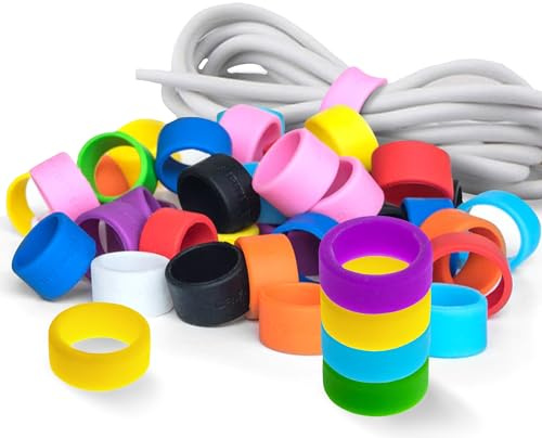 Grifiti Band Joes 1 x .25 kleine Silikon-Gummibänder, Ringe, Brieftaschen, Flaschen, Lebensmittel, Karten, Handgelenk, Kochen, 20 Stück, verschiedene Farben