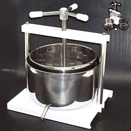 D+L Presse à fruits en acier inoxydable 12 l