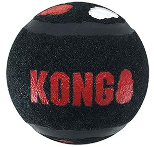 KONG Company 38750318: Signature Sport Balls Hundespielzeug, Xs 3Ct