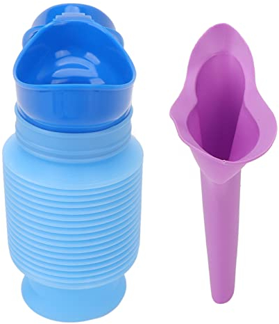 2 pezzi WC di emergenza retrattile orinatoio e strumento di pipì per maschi e femmine bambini, WC mobile personale portatile di emergenza orinatoio per attività all'aperto, campeggio, viaggi,