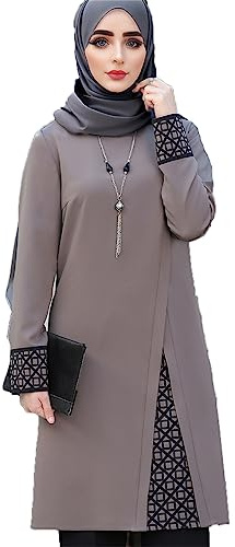 keephen Abaya für Frauen gebetskleidung für Frauen Abaya Muslim Damen Hijab Kleid muslimische Kleider Damen arabische Kleidung Damen islamische Hose Zweiteiliges Set Damen(ohne Hijab)