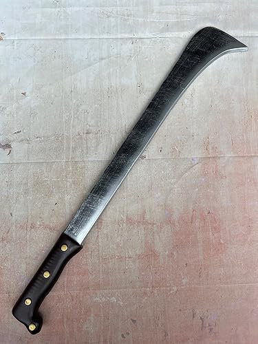 Rubber Johnnies Hawkbill Machete in voller Größe – leichte, realistische Falzschnabel-Machete für Halloween-Kostüme und Ihre Halloween-Party, sicher, 73 cm lang