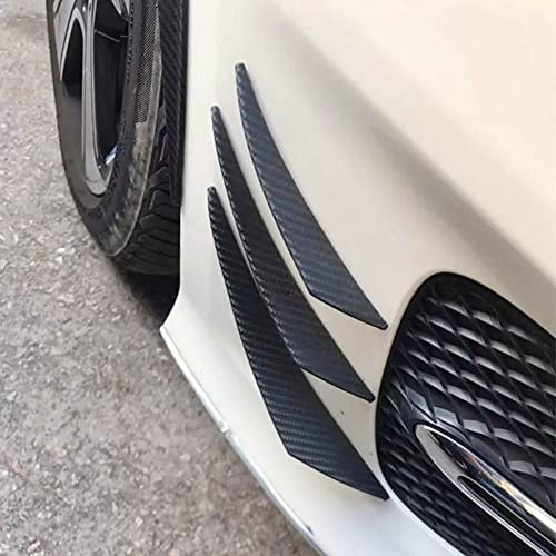 AMAIR Auto Frontlippe Frontspoiler für Audi A1 A3 A4 A5 A6 A7 A8 B6 B7 B8 B9 C6 C7 C8 D3 D4 D5 D6,Frontlippe Spoiler Protector Car Styling Karosserie-Anbauteile,A/Carbonfiberlook