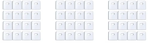 Haopeuk 48 Set/ 96 Teile Durchsichtige Vertikale Rollo Reparatur Laschen, Vertikale Rollo Reparatur Lamellen Schoner, Vertikale Rollos Lamellen