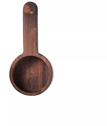 Cuillère pour Grains De Café Cuillère à mesurer Les Grains de café en Bois, cuillère doseuse à café en Poudre, cuillère à mesurer (Color : Brown, Size : 9.5x4.3cm)