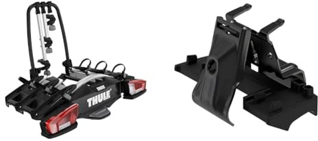 Thule VeloCompact Fahrradträger für Anhängerkupplung 3 Fahrräder & KIT Flush Rail 6023
