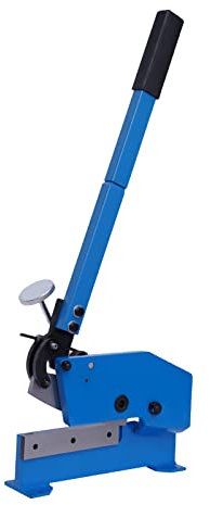 ACROSSPART 200 mm Metal Cutting Guillotine Scissor Cutter Manual Metal Shear Cutter Bench Mounted Lever Hand Shear Heavy Duty Plate Flat Metal Steel Sheet Cutter