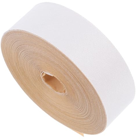 Beige Cloth Lamp Shade Trim 1 Roll Self Adhesive Edge Tape | Edging Strip for Lamp Shades, Easy Installation for Fixtures and DIY Projects, Easy to Clean