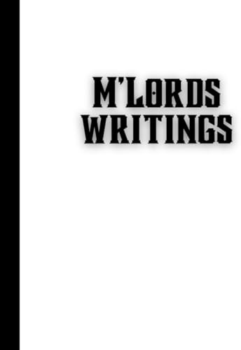 8x10 Composition Notebook - 200 College Ruled Pages - M'Lords Writings Meme Notebook Journal in Clean White for Kids, Preteens, Teens and Adults