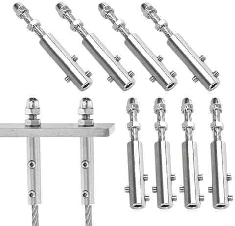 Tenditore in acciaio inossidabile Kit 10 Pezzi Hardware per Funi