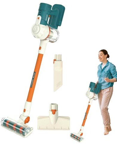 Genérico Juguetes De Limpieza Para – Juego De Limpieza Interactiva 3 en 1, Luces Musicales | Barredora Eléctrica Simulada Para Padres Y, Dispositivo De Simulación De Casa Sin Pila