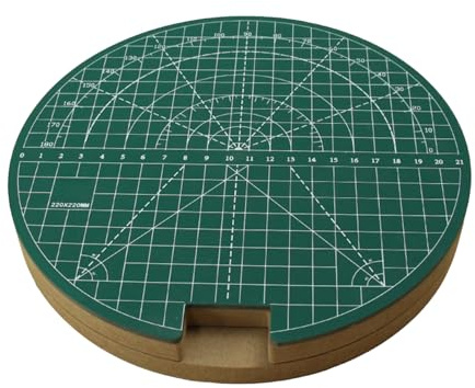 Generisch Drehbares Tischtennis Belag Schneidematte, Tischtennis Zubehör, Tischtennisschläger Reparatur Beläge Schneidebrett, Table Tennis Rubber Cutting Mat